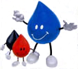 Smiley guys invite you to visit promo place